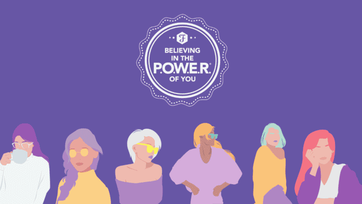 P.O.W.E.R. background – girl power